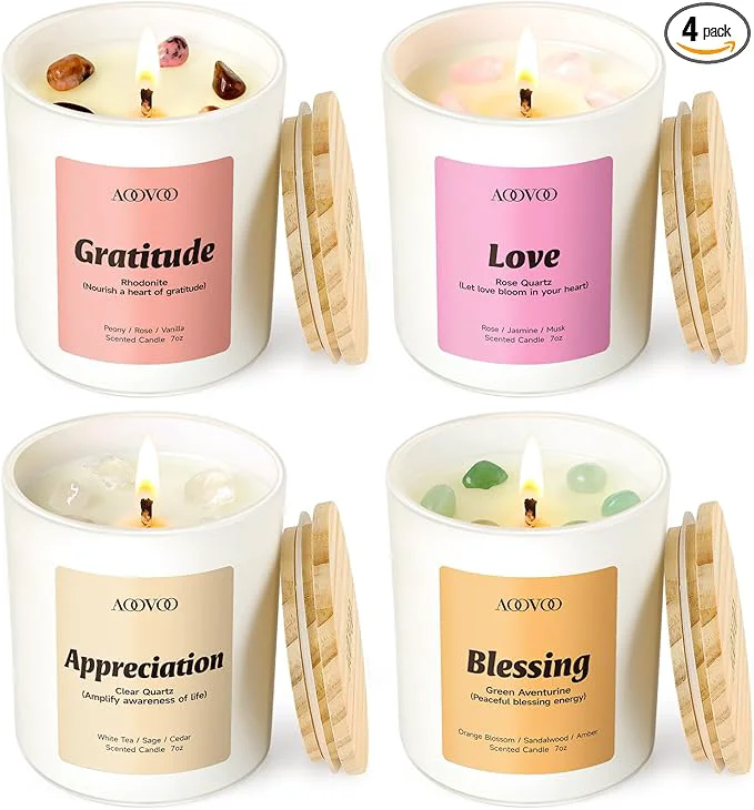 World-Class AOOVOO Mothers Day Candles Set for Mom Minimalist