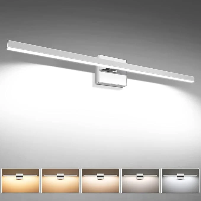 Premium Material VOLISUN Modern Bathroom Vanity Light 31.5 inch 18W Dimmable 5CCT Led Bathroom Contemporary