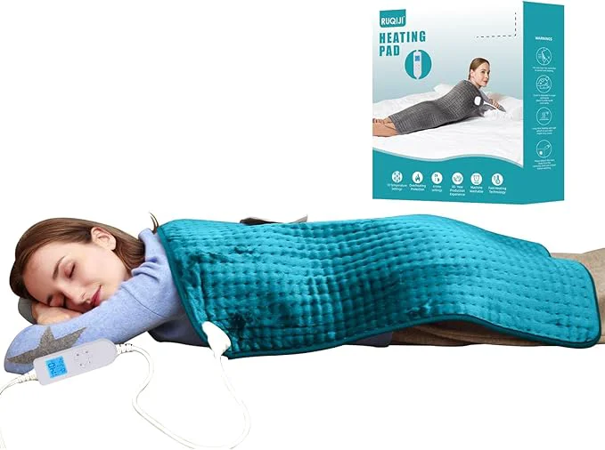 Fine Crafted Ruqiji 17”x33” XXXL King Size Heating Pad Original Design