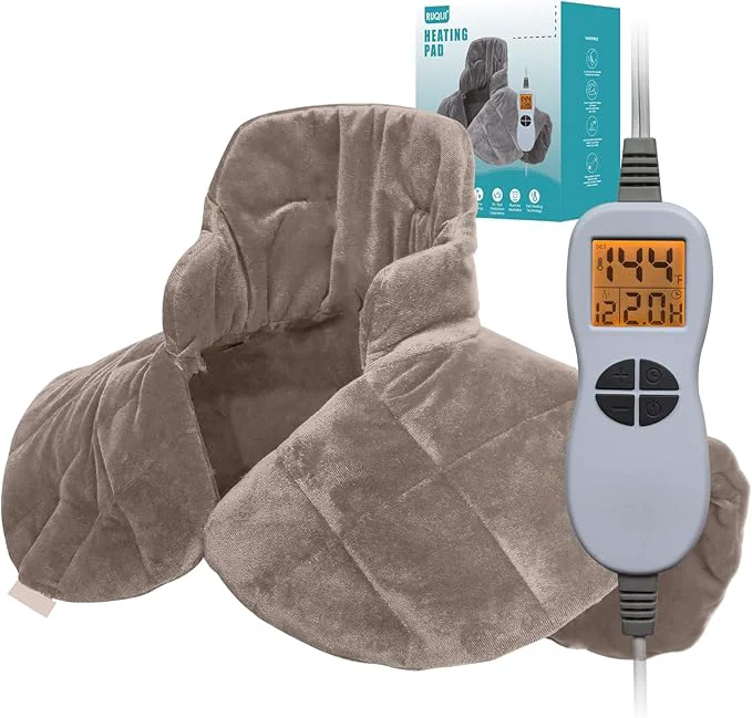 Top-Quality Ruqiji 19 x 24 Weighted Neck Shoulder Heating Pad 2.5lbs Consistent