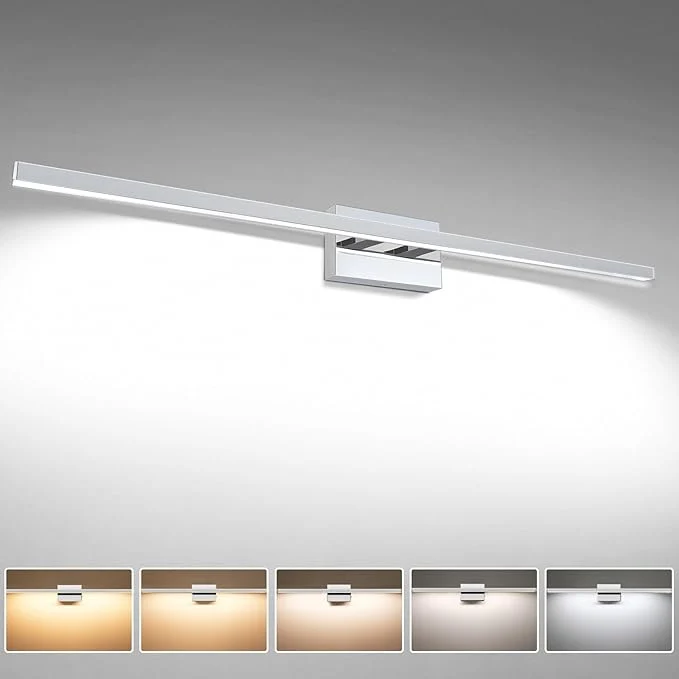 Excellent VOLISUN 48-Inch Dimmable Bathroom Vanity Light 30W 5CCT LED Fixture Over Mirror Sustainable
