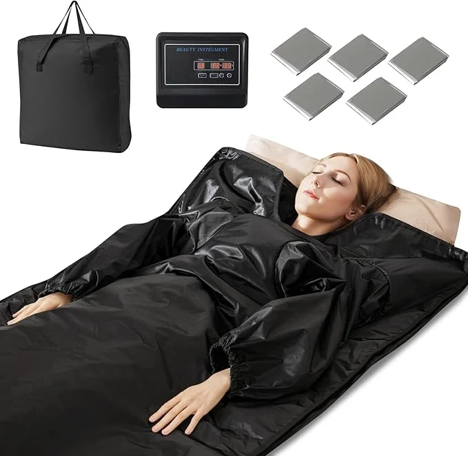 Fast COSTWAY Infrared Sauna Blanket Portable Full-Body Personal Sauna Fashionable