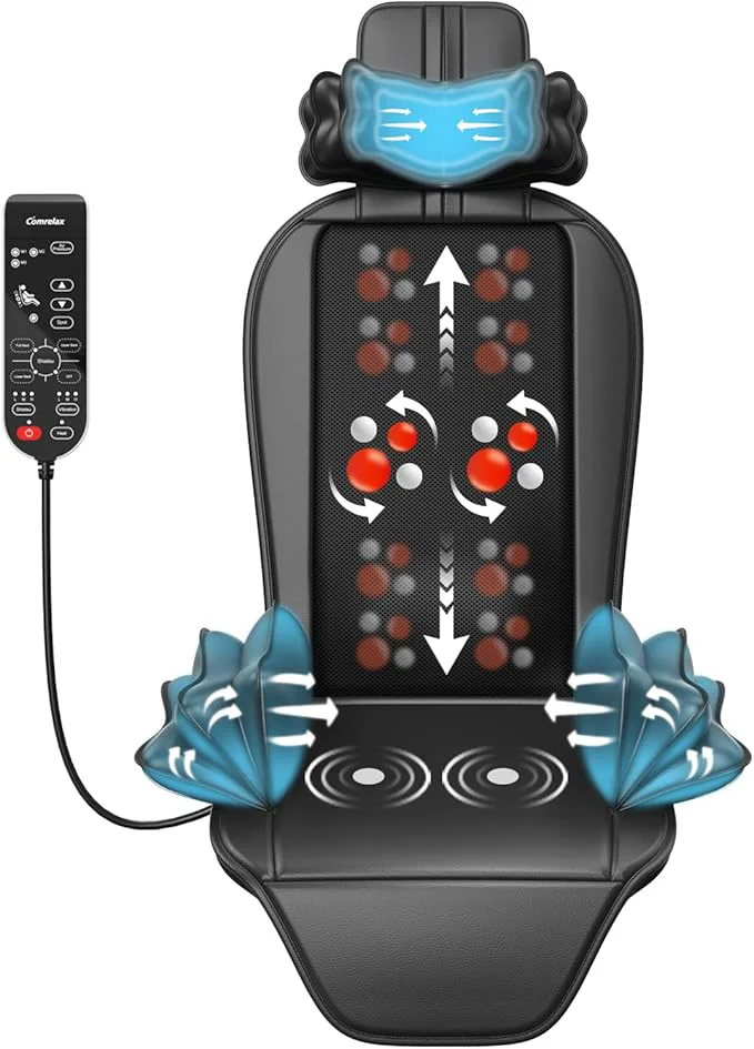 Carefully Designed Shiatsu Massage Cushion with Heat Kneading Back Massager Refined