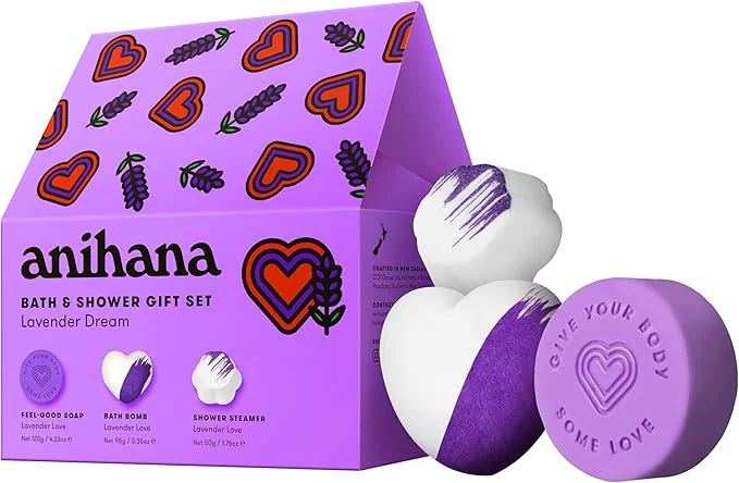Premium Material ANIHANA Lavender Dream Bath Shower Gift Set Exclusive