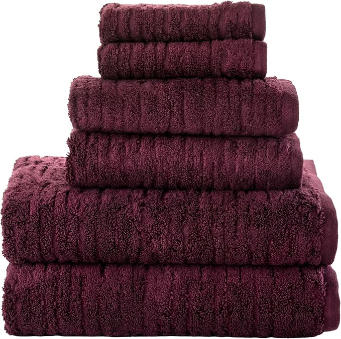 Trusted SKL Home CloudSoft Cotton Luxury 6-Piece Towel Set 600 GSM Ultra Plush Optimized