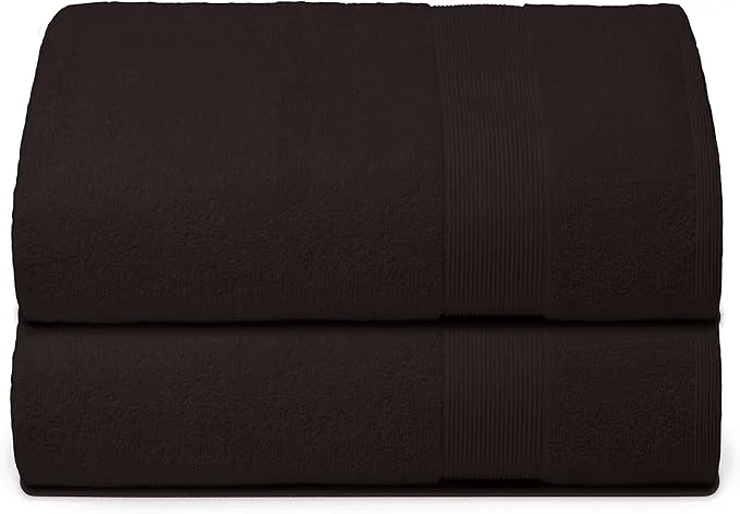Smart Belizzi Home Premium Cotton Oversized 2 Pack Bath Sheet 35×70- Pure Cotton Trendy
