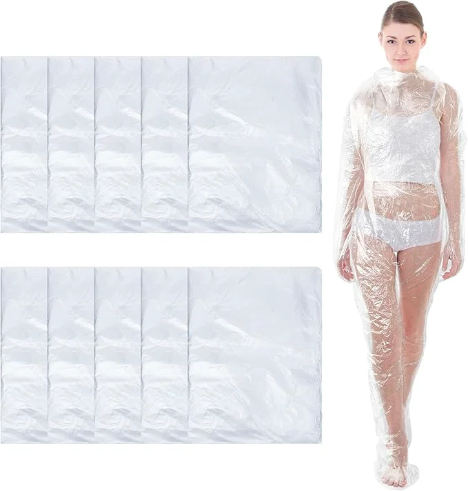 Reusable Xtinmee Disposable Body Wraps PE Sauna Bath Suit Plastic Body Sauna Wrap High-Performance