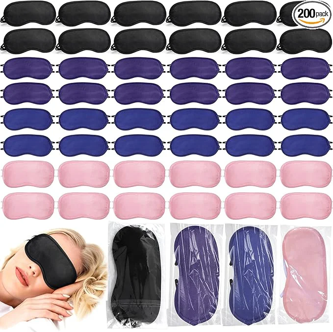 Environmentally Friendly Tarpop 200 Pcs Eye Mask Sleeping Blindfold Eye Cover High-Quality