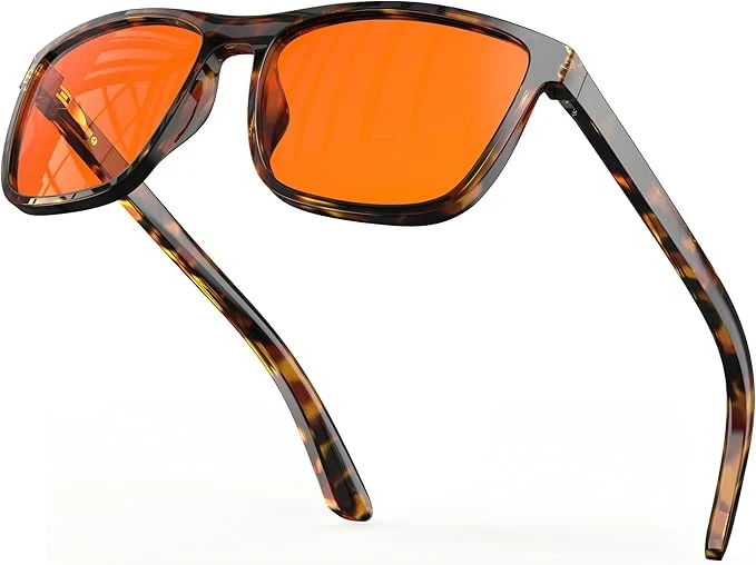 Organic Bloomoak Red Lens Blue Green Light Blocking Glasses- Dual AR Coatings Durable