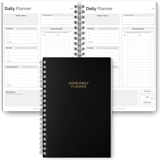 Fast ADHD Daily Planner for Neurodivergent Adults World-Class