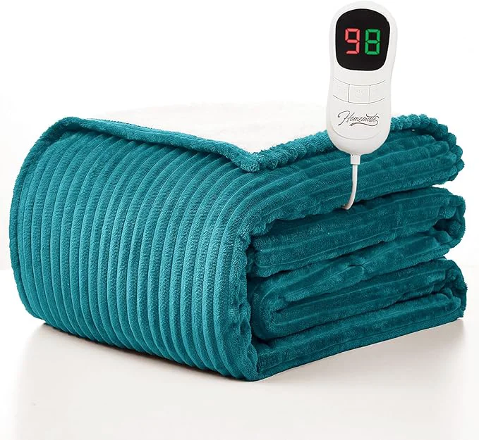 Long-Lasting Homemate Heated Blanket Electric Throw Clean