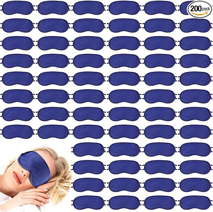 Functional Tarpop 200 Pcs Eye Mask Sleeping Blindfold Eye Cover Smooth