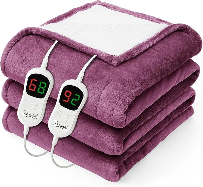 Practical Homemate Electric Heated Blanket Queen Premium