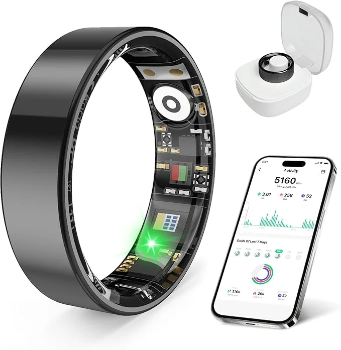 Elite Smart Health Ring Featuring Stress and Sleep Monitoring Functions Compatible Quality