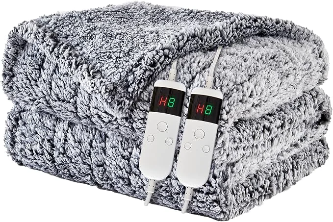 Long-Lasting Heated Blanket Heated Queen Electric Blanket 84 x90 Heating Blanket Enhanced