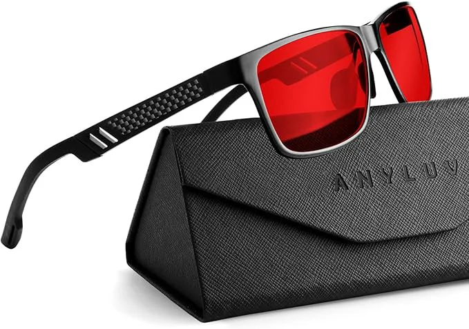 Sophisticated ANYLUV Blue Light Blocking Glasses Men Computer Gaming Glasses Lightweight Elite