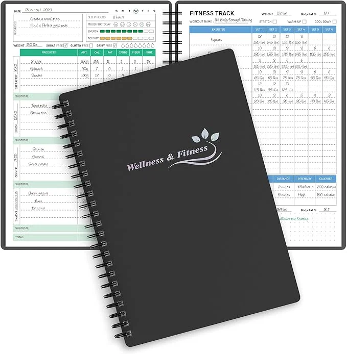 High-Quality Wellness Planner Fitness Log Official