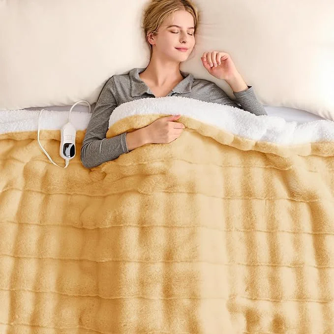 Long-Lasting Homemate Heated Blanket Electric Throw Authentic