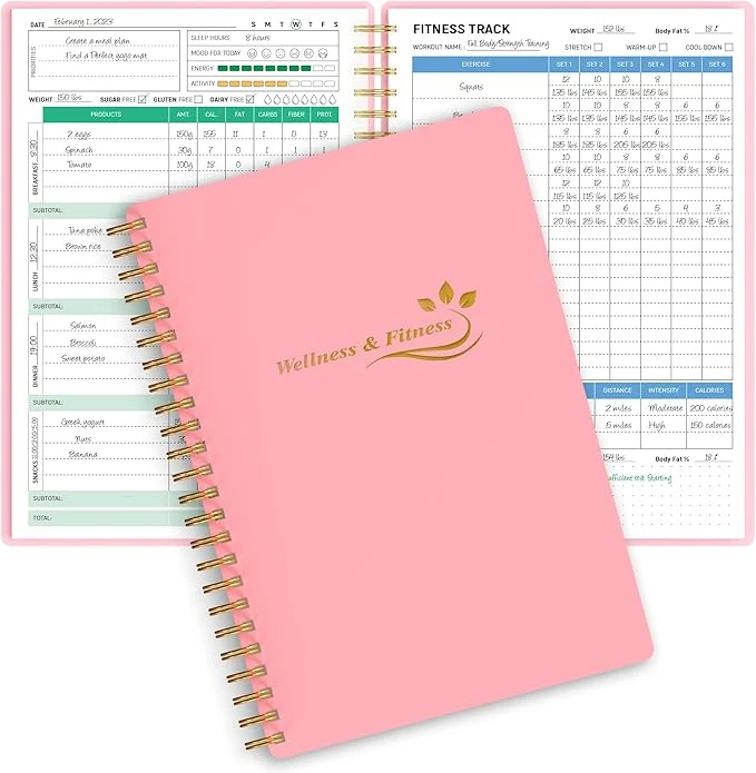 Elite Wellness Planner Fitness Log Original Design