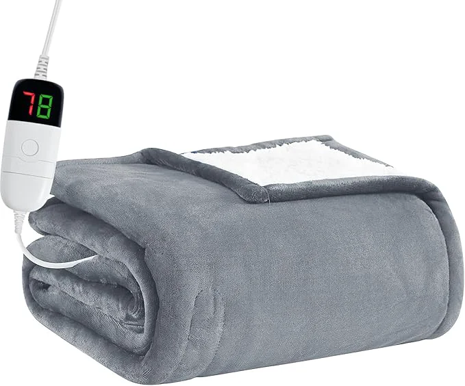 Recyclable BOMOVA Heated Electric Throw Blanket Professional