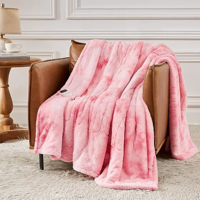 Soft Homemate Heated Blanket Electric Throw Certified