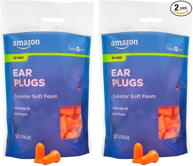Quality Amazon Basic Care Soft Foam Earplugs