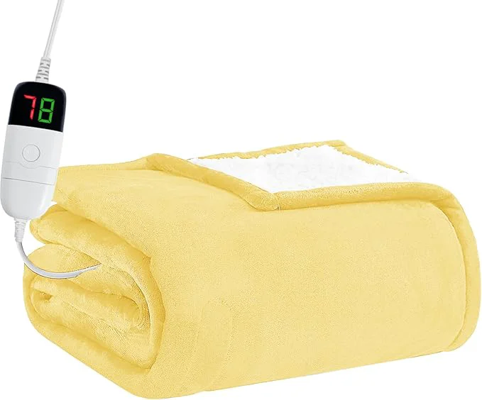 Consistent BOMOVA Heated Electric Blanket Twin Sophisticated