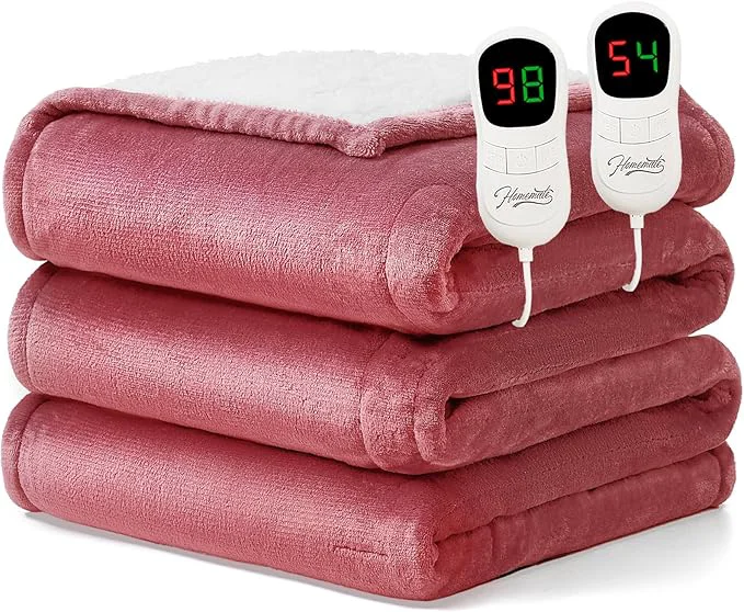 Unique Homemate Electric Heated Blanket Queen Size Stylish