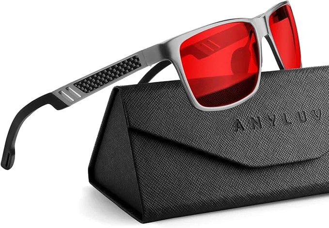 Traditional ANYLUV Blue Light Blocking Glasses Men Computer Gaming Glasses Lightweight Refined