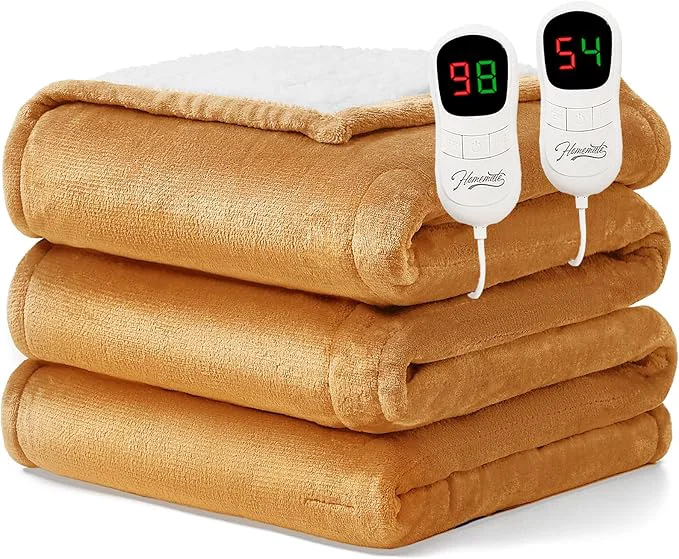 Easy-to-Use Homemate Electric Heated Blanket Queen Size Efficient
