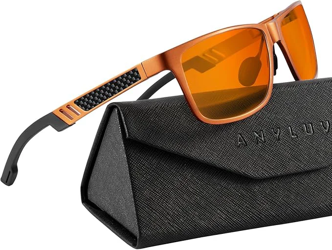 Proven ANYLUV Blue Light Blocking Glasses Men Computer Gaming Glasses Lightweight Minimalist