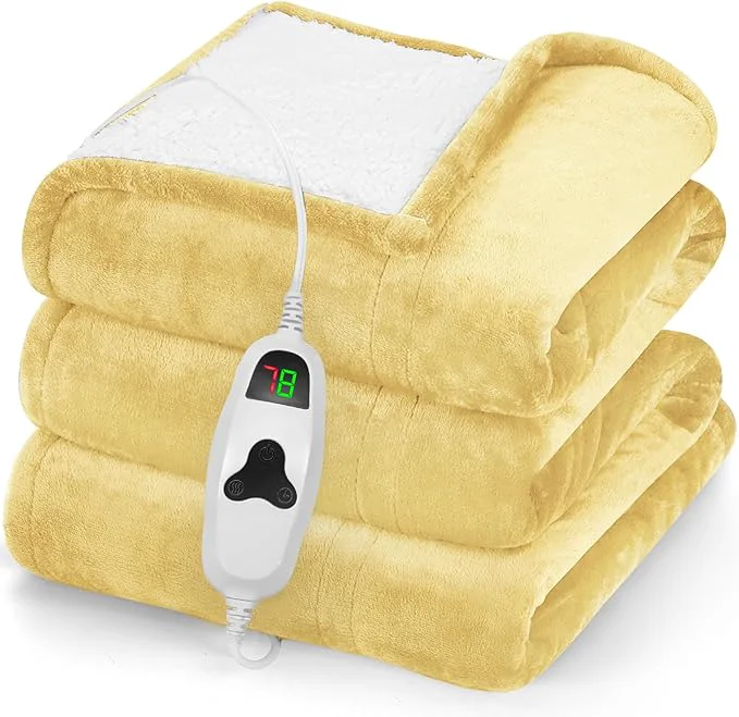 Premium greenoak Heated Blanket Electric Throw 50 X60 Heating Blankets Unique