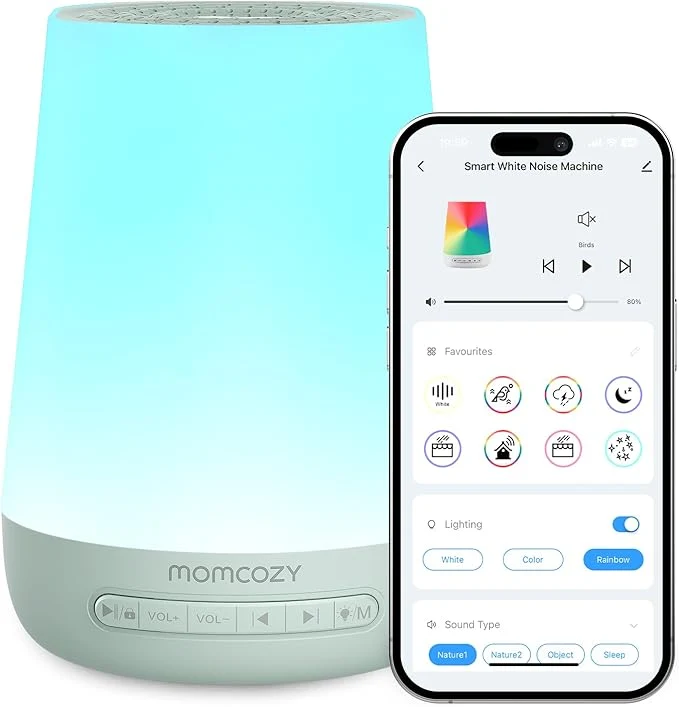 Safe Baby Sound Machine Momcozy White Noise Machine Practical