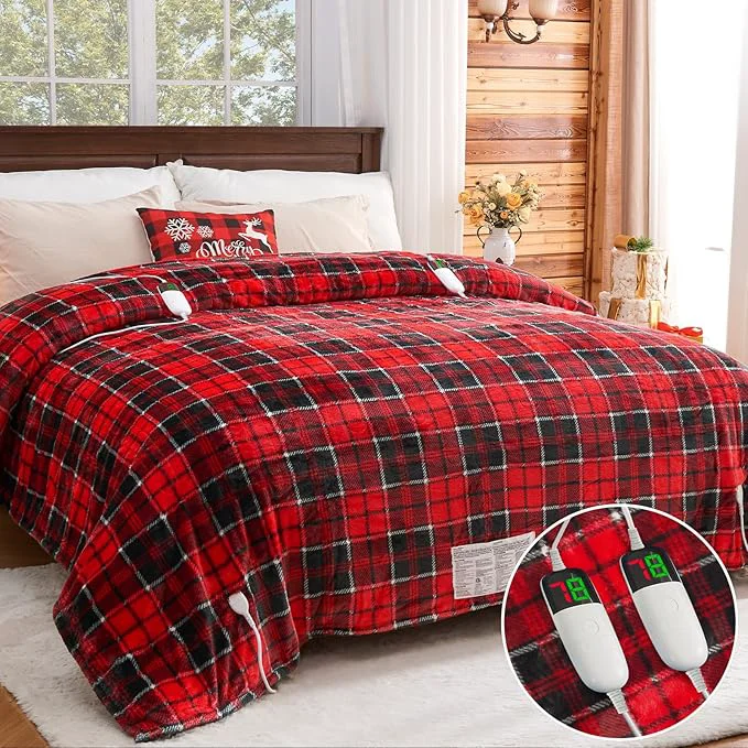 Contemporary Electric Heated Blanket King Size 90X100 Christmas Blanket Innovative