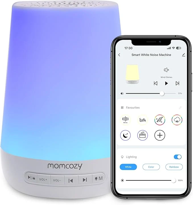 Premium Baby Sound Machine Momcozy White Noise Machine Advanced