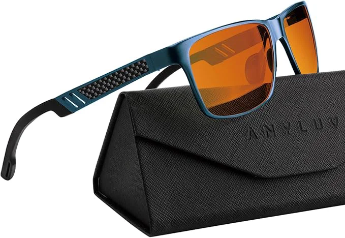 Easy-to-Use ANYLUV Blue Light Blocking Glasses Men Computer Gaming Glasses Lightweight Outstanding