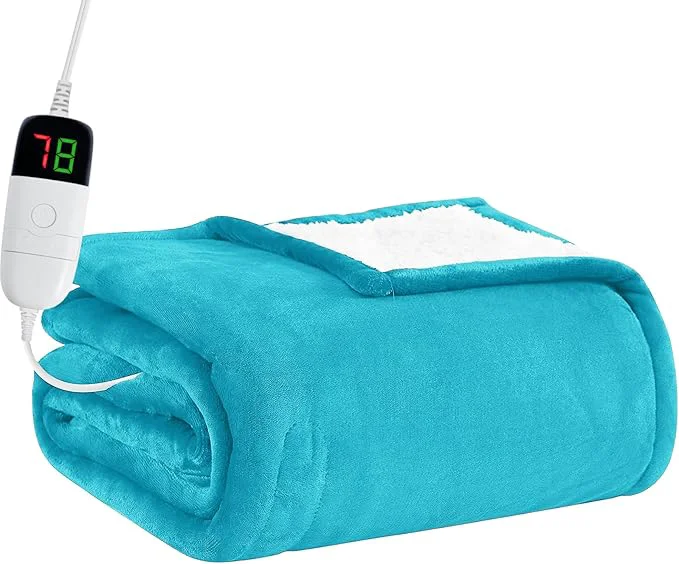 Functional BOMOVA Heated Electric Blanket Twin Trendy