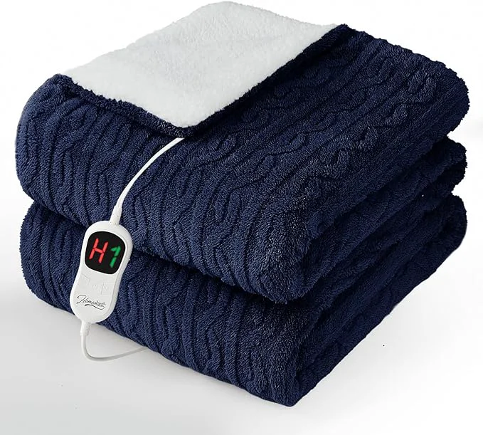 Quality Homemate Electric Heated Blanket Full Fine
