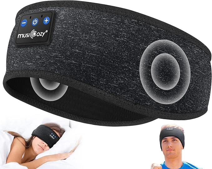 Specialty MUSICOZY Sleep Headphones Bluetooth 5.4 Headband Wireless Earphones Music Natural