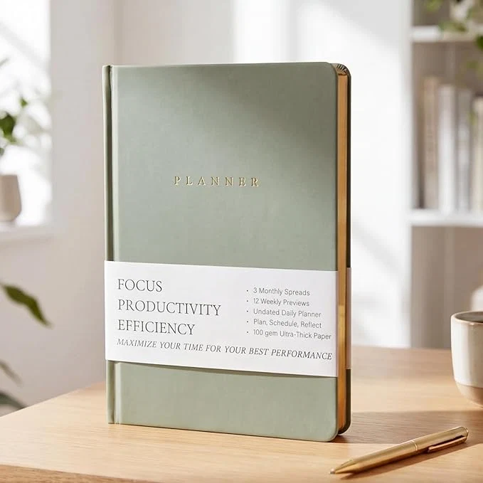 Quality Productivity 3-month Planner Undated Daily Weekly Monthly Planner Casual
