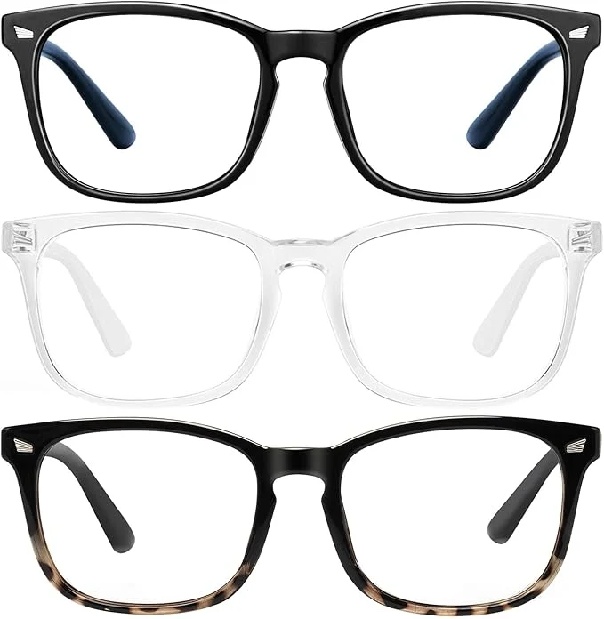 Premium Material hunsquer Blue Light Glasses for Woman Men Computer Blue Light Glasses Responsible