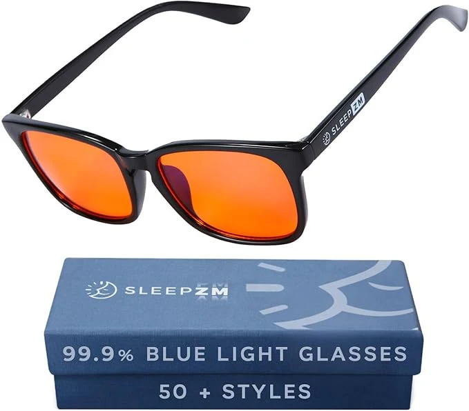 Artisan Sleep ZM Blue Light Blocking Light Sensitivity Glasses Convenient