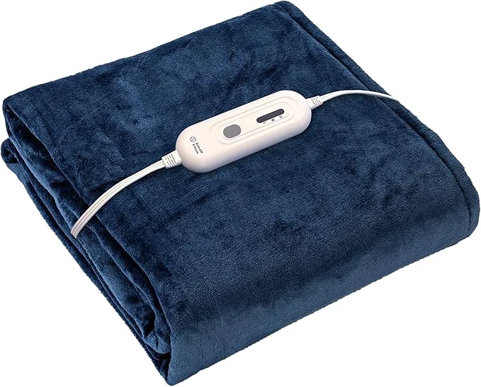 Responsible Tefici Electric Heated Blanket Twin Super Cozy Soft 2-Layer Flannel 62 x 84 Premium
