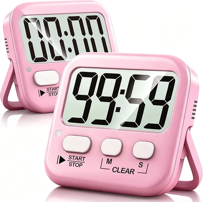 Dependable Antonki 2 Pack Digital Timer for Kids Magnetic Countdown Kitchen Timers for Soft