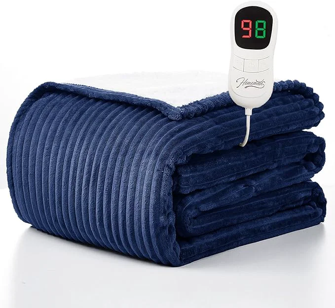 Comfortable Homemate Electric Heated Blanket Full Size High-Quality