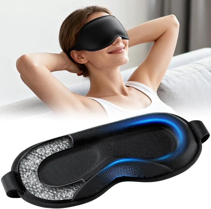 Durable Weighted Eye Mask for Sleeping Solid