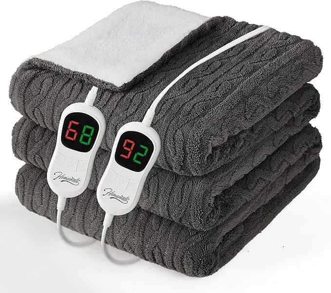 Versatile Homemate Electric Heated Blanket Queen Comfortable