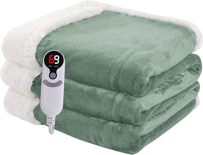Stylish Heated Blanket Electric Blanket Full Size 72”x84” Exclusive