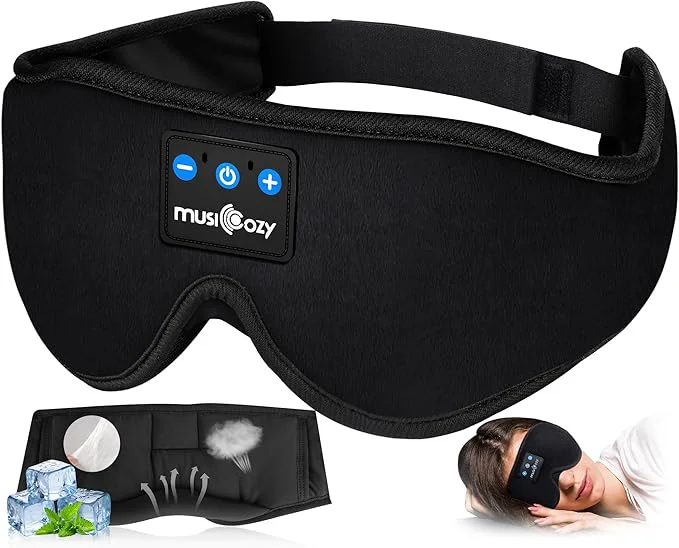 High-Grade MUSICOZY Sleep Headphones Wireless Music Earbuds Earphones Crafted