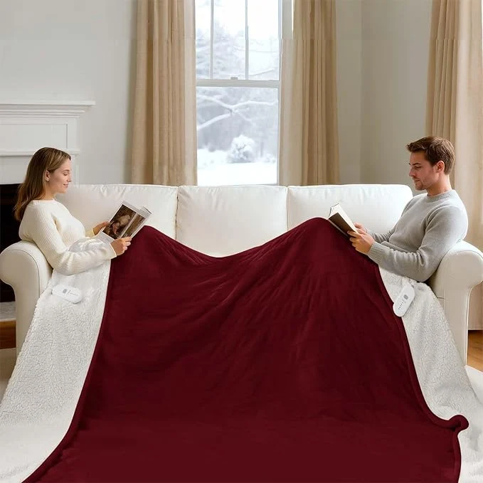 High-Grade King Size Heated Blanket for Bed Professional